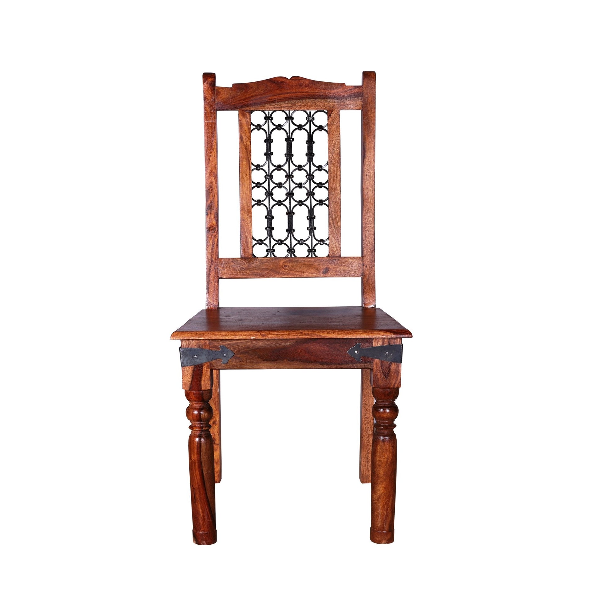 Wildomar Iron Jali Dining Chair Online