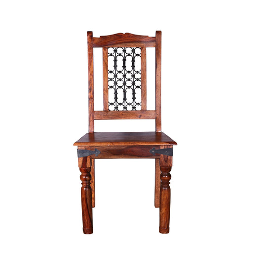 Wildomar Iron Jali Dining Chair Online