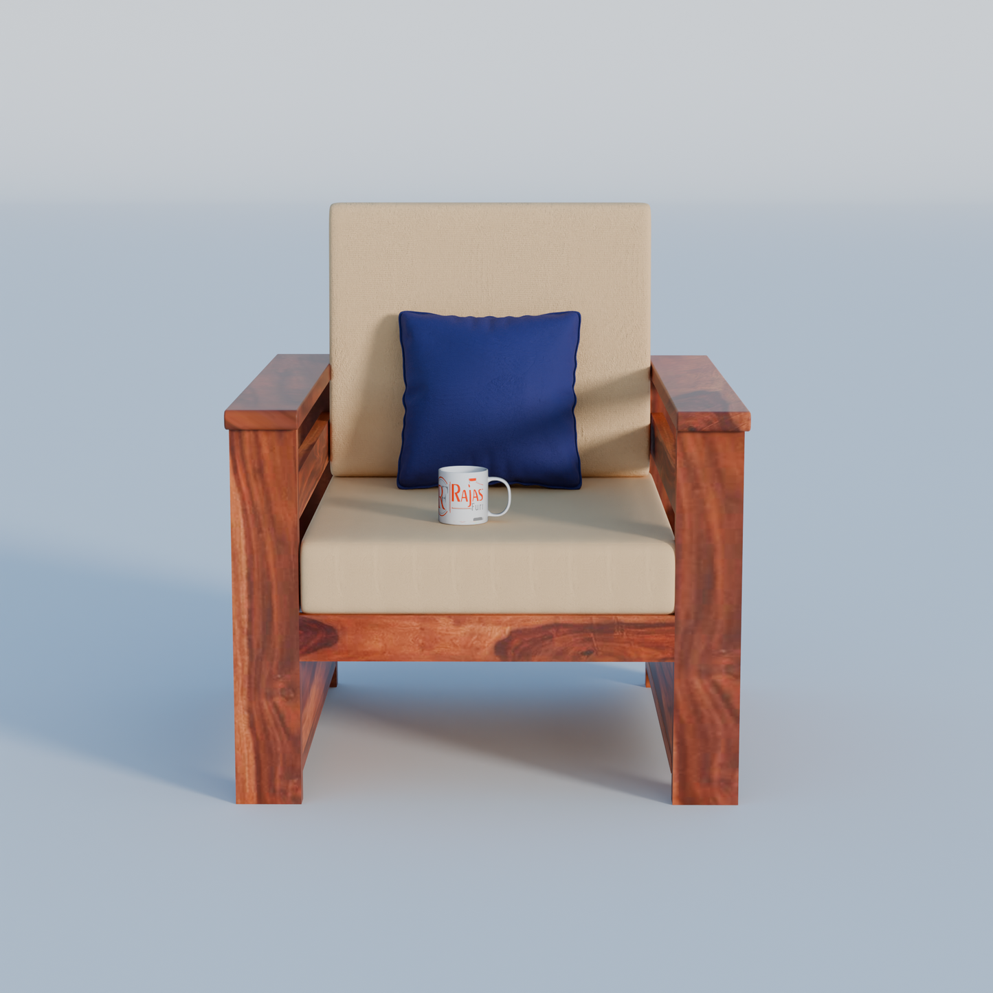 Solid Sheesham Wood Sofa Set 5 Seater | Wooden Sofaset 3+1+1 | Sofa Sets for Living Room