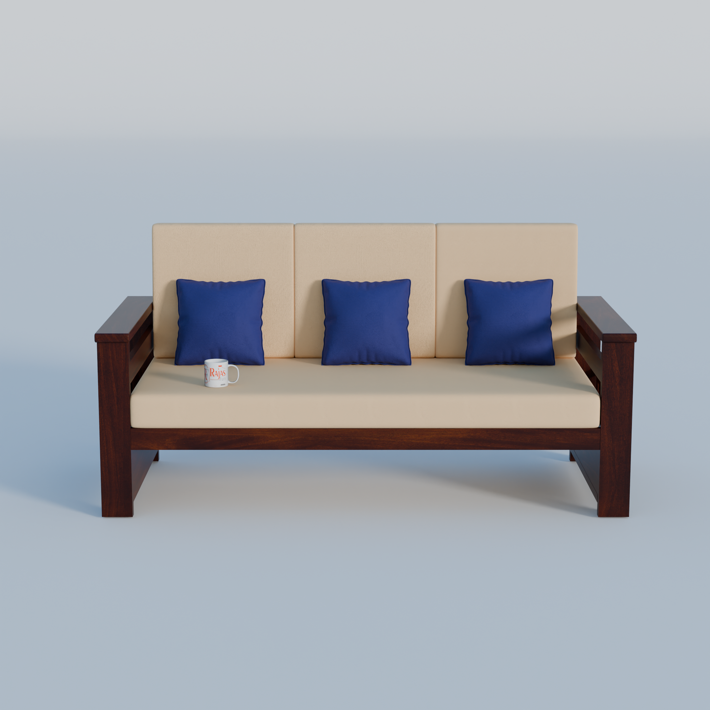 Solid Sheesham Wood Sofa Set 5 Seater | Wooden Sofaset 3+1+1 | Sofa Sets for Living Room